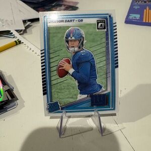 🔥 2025 Jaxson Dart Panini Donruss Optic Rated Rookie. New York giants